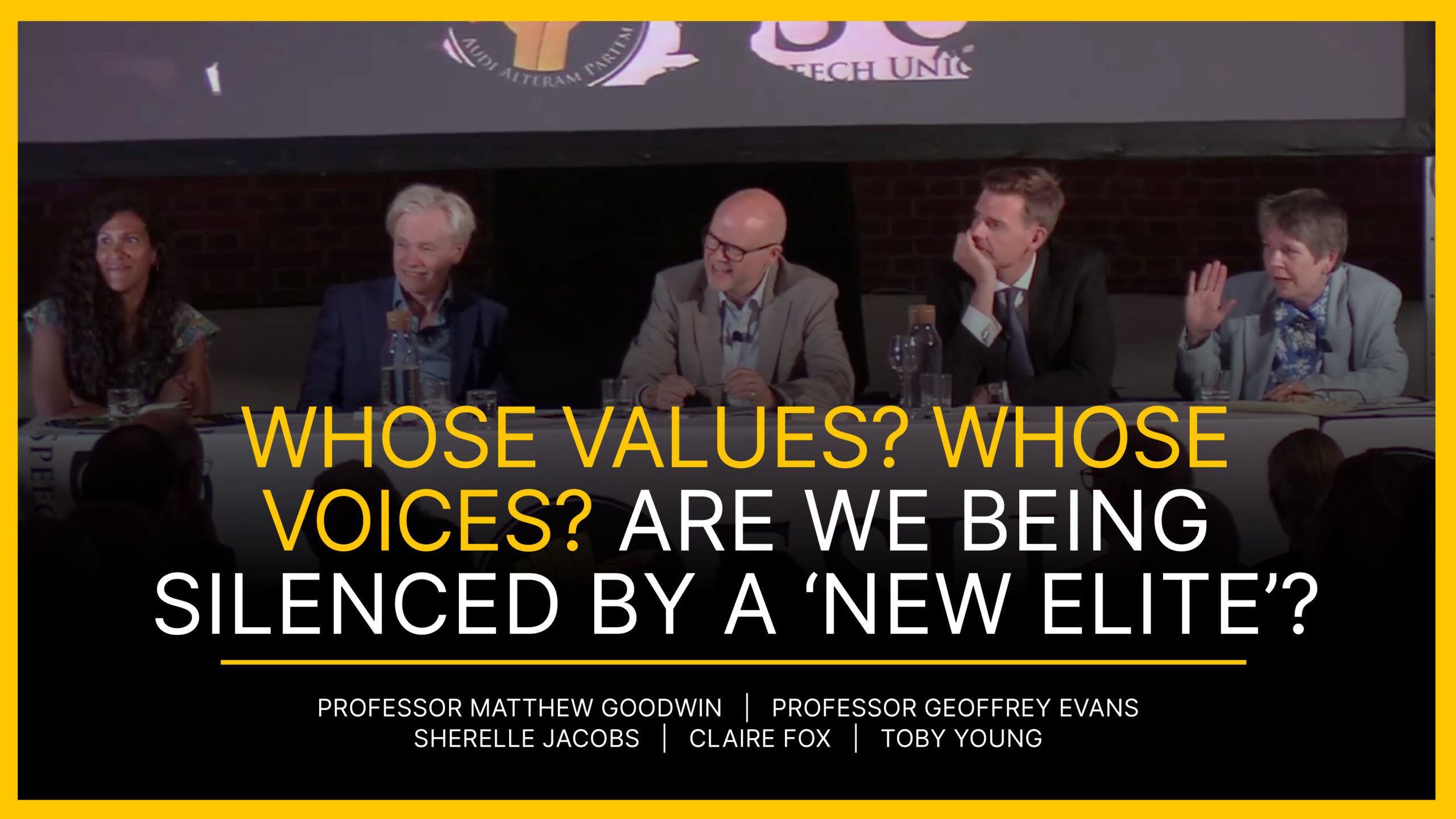 Whose values? Whose voices? Are we being silenced by a 'new elite'