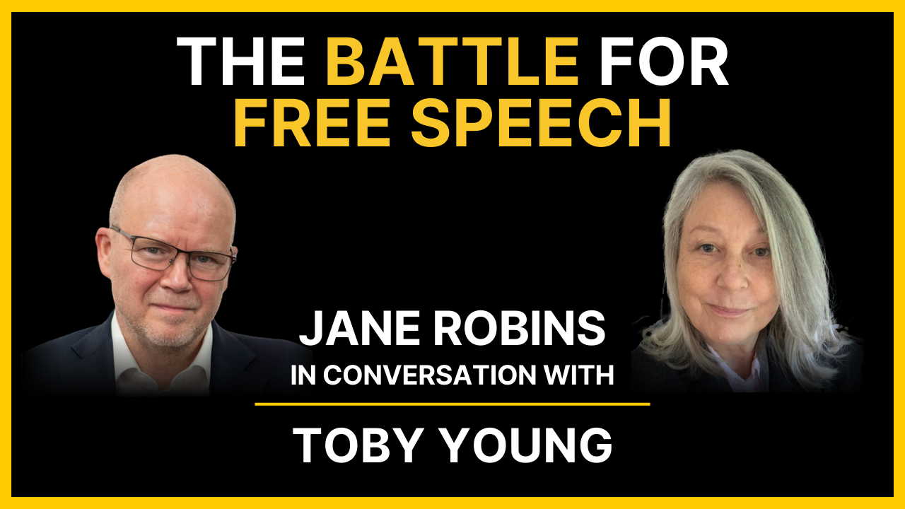 Jane Robins in Conversation With Toby Young